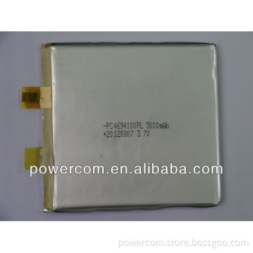 rechargeable li-pol battery 3.7v 5000mAh for multifunctional use